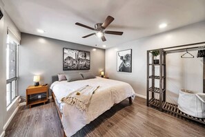 1 habitación, tabla de planchar con plancha, wifi y ropa de cama 