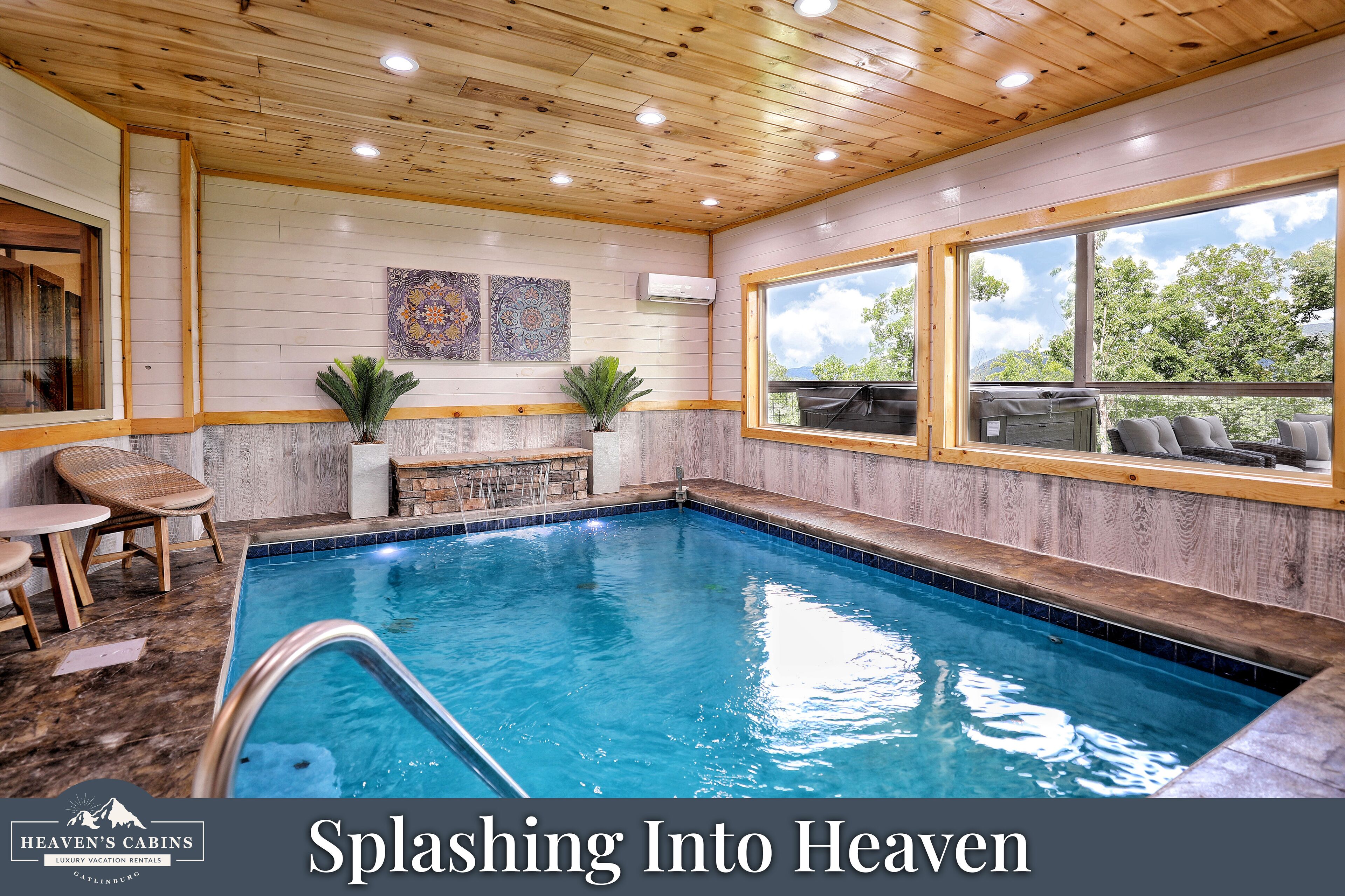 Heated indoor pool!