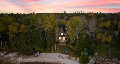 A Classic Waterfront A-Frame on Rowleyâs Bay