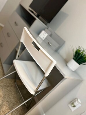 Work in style with a sleek office chair and modern workspace.
