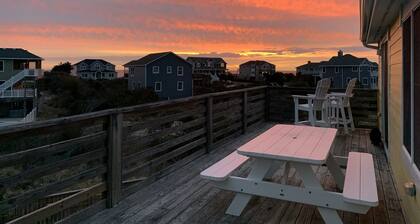 Water Music OBX: Ocean views, easy beach access, private pool. Pet friendly.