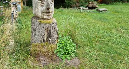 Ferienhaus Rehblick, direkt in der Natur, mit Lesezimmer und 2 Terrassen