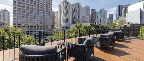 Terrasse sur le toit