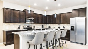 Fridge, microwave, oven, stovetop - Star Wars Bunks & Game Room + Private Pool Fun (Davenport)