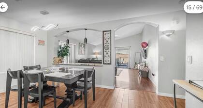 Desert oasis house with a pool