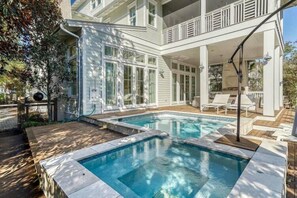 Pool - Private Pool + 6 Seat Golf Cart that is Close to SandHill Pool - WaterColor | Lake District Home (Santa Rosa Beach)