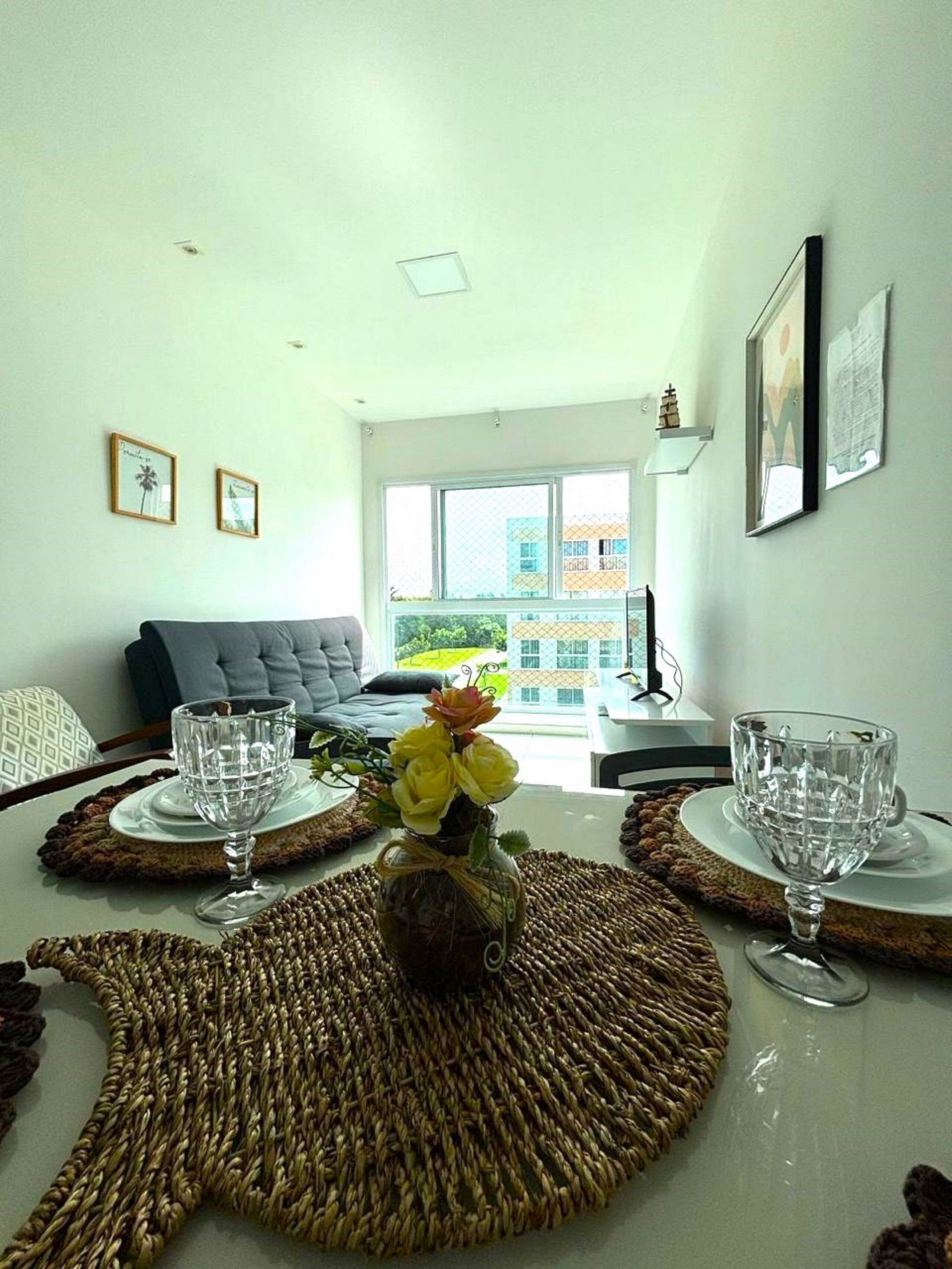 Apartamento básico | Área de estar | Smart TV 40 polegadas com canais digitais, TV, Netflix