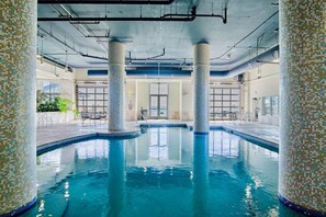 Indoor pool, a heated pool