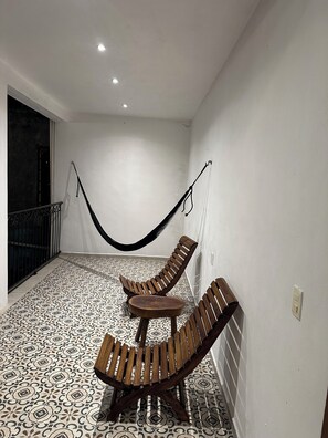 Living area - Hotel Casa Henequén (Valladolid)