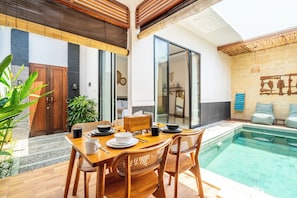 Villa, 1 Bedroom, Private Pool Orchid | Dining room