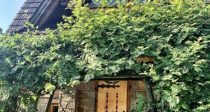 Mountain chalet with jacuzzi, sauna and garden bathtub