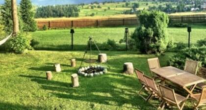 Mountain chalet with jacuzzi, sauna and garden bathtub