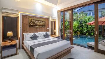 Villa, 2 Bedrooms | Meja, Wi-fi percuma, cadar katil