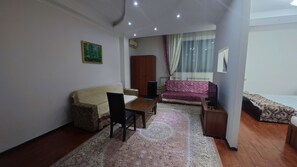Family Double Room | Living area - Villa Hotel (Bishkek)