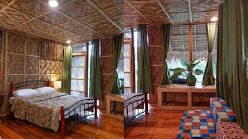 Escritorio y ropa de cama