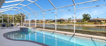 Lovely! Heated Pool & Canal Front! SE Cape Coral! Free Kayaks & Over $125 of Free Daily Activities!