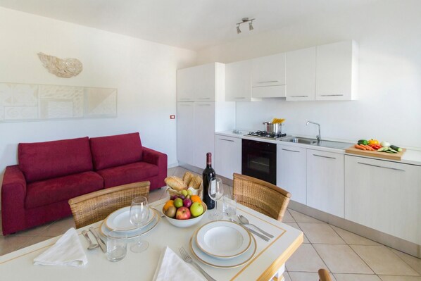 Appartement Standard, plusieurs chambres (Ea Bianca Trilo 2Km From The Beach) | Restauration