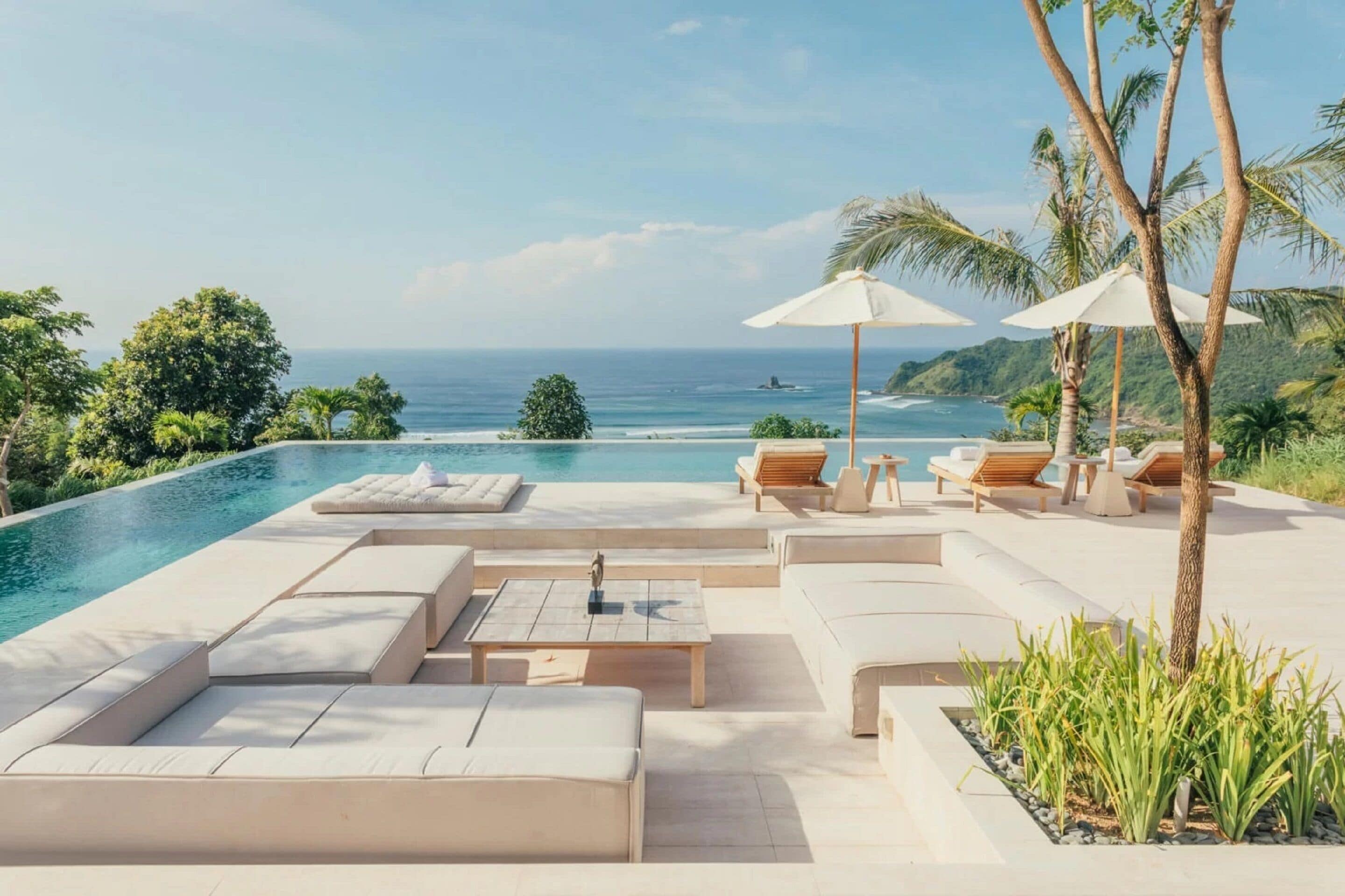 Luksusvilla, 4 soverom, privat basseng, havutsikt (Villa Solah) | Privat basseng