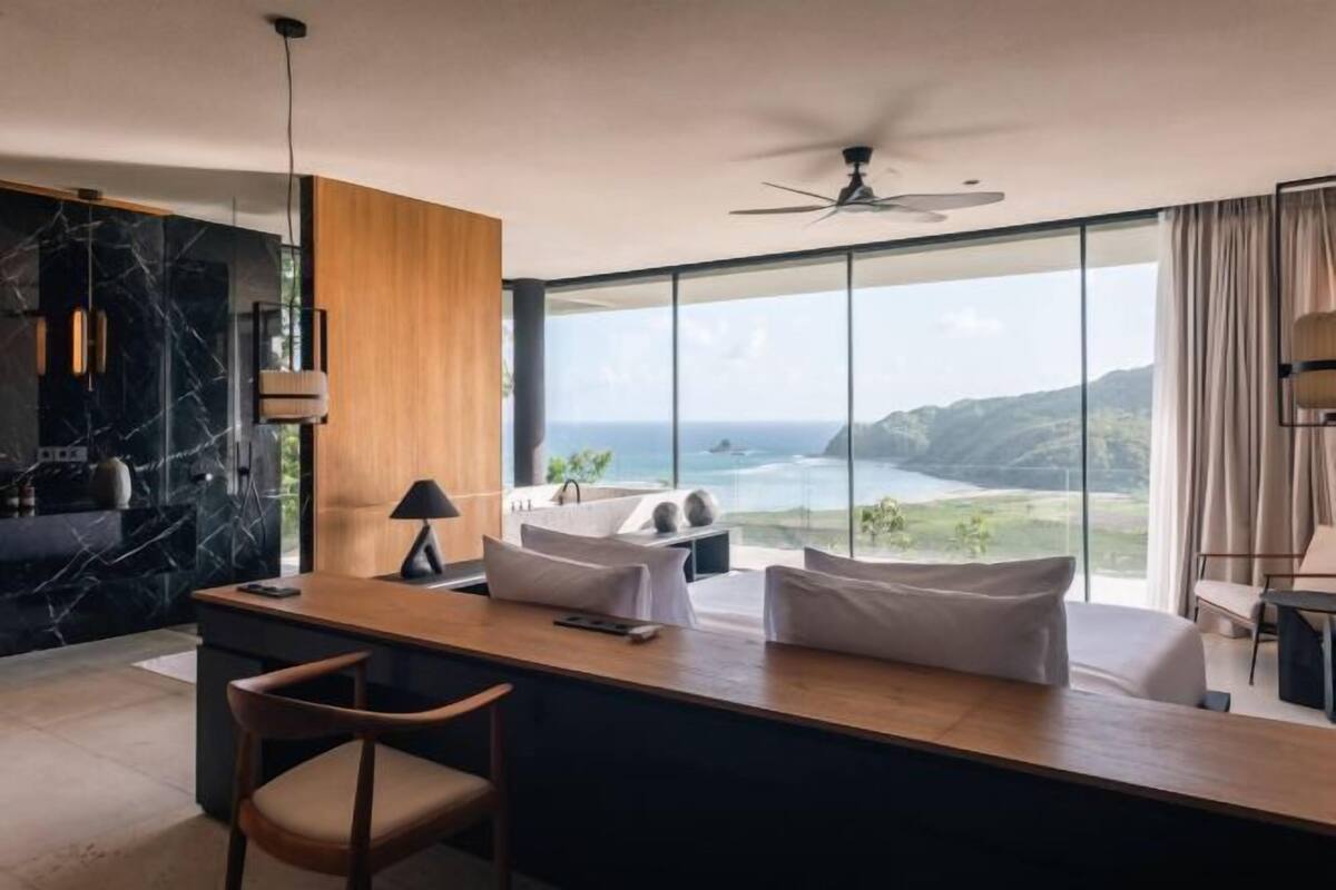 2 quartos, roupas de cama premium, frigobar, individualmente decorados