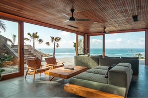 Luxury-Villa, 5 Schlafzimmer, eigener Pool, Meerblick (Villa Nabu) | Wohnbereich