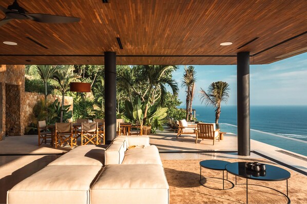 Luxury Villa, 3 Bedrooms, Private Pool, Sea View (Villa Awasi with Cinema Room) | Living area | Smart speakers