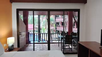 Club Apartment, 3 Bedrooms, Terrace, Pool View | 3 bedrooms, in-room safe, individually decorated, individually furnished