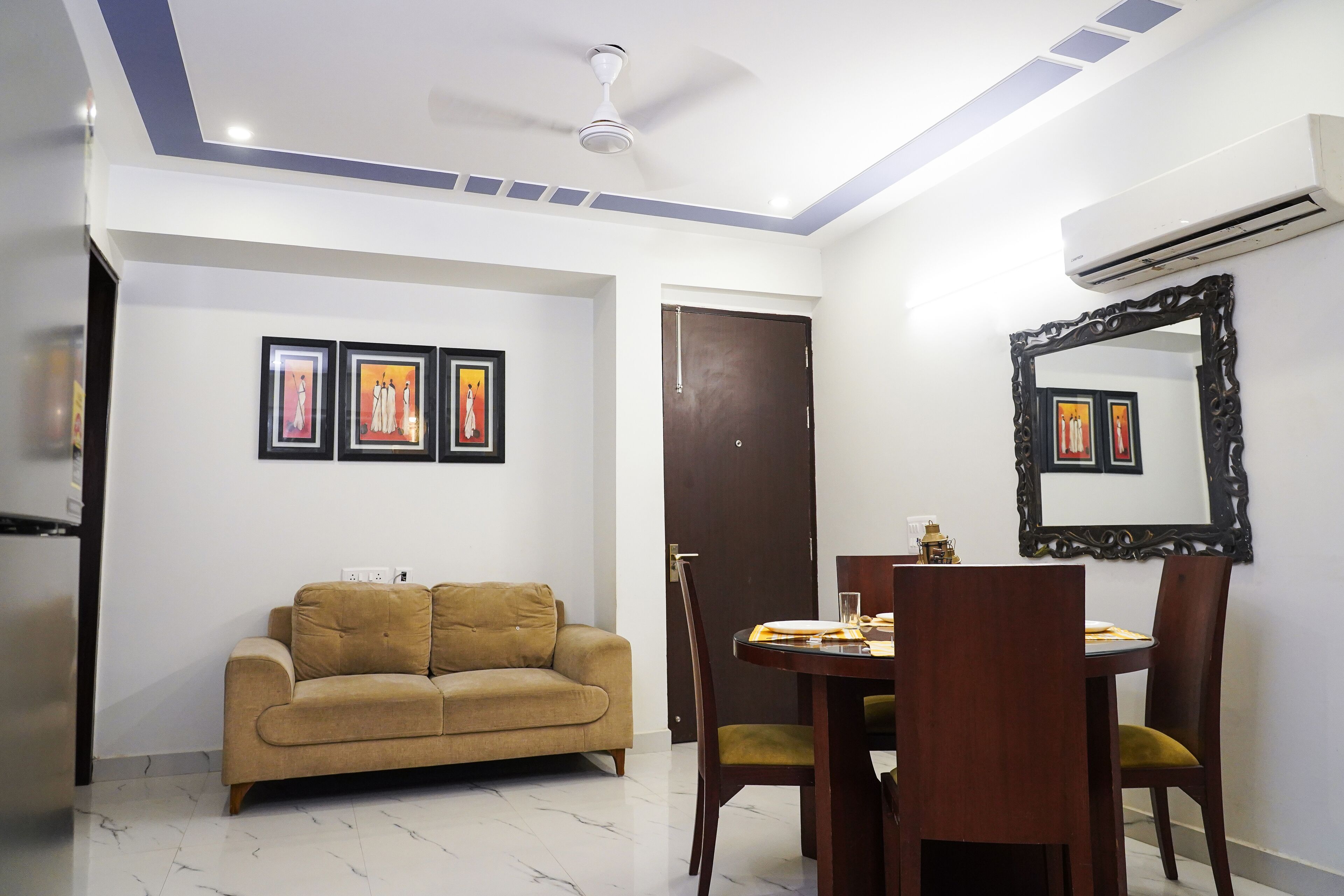 Standard Apartment | Living area | 30-inch Smart TV with cable channels