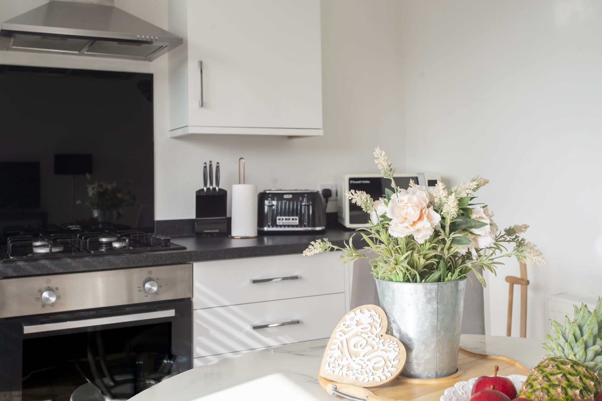 Freezer, dining tables