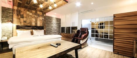 Decoración personalizada, muebles diferentes y wifi gratis