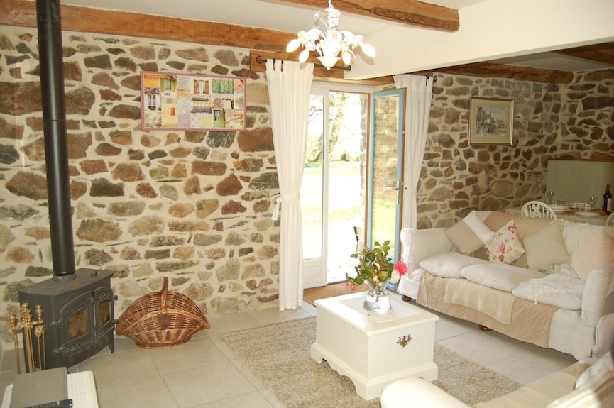 Les Hiboux - Coastal Cottage With Heated Pool And Gardens, 10 Min To Beach - Finistere