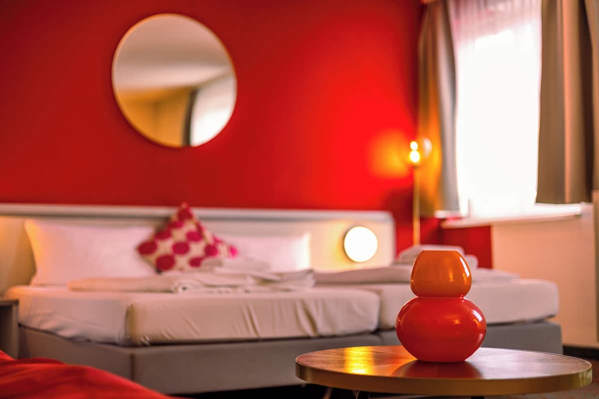 Classic Double Room | Desk, laptop workspace, blackout drapes, iron/ironing board (on request)