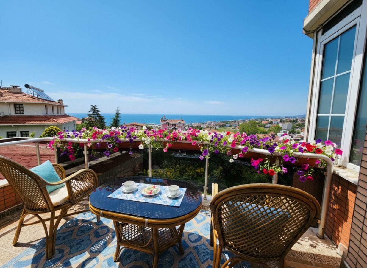 Superior-Zimmer, Meerblick | Hochwertige Bettwaren, Minibar, Schreibtisch, Bettwäsche