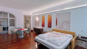 1 Schlafzimmer, Bügeleisen/Bügelbrett, kostenloses WLAN, Bettwäsche