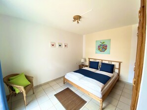 2 chambres, accès au Wi-Fi (inclus), literie fournie