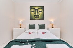 1 habitación y ropa de cama 