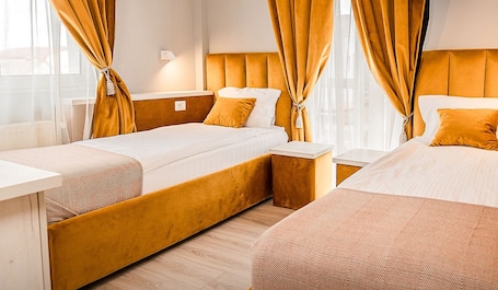 Double or Twin Room | Hypo-allergenic bedding, desk, laptop workspace, blackout drapes