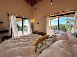 3 bedrooms, desk, iron/ironing board, travel cot