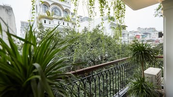 Luxury-Penthouse, 1 King-Bett, Stadtblick | Blick vom Balkon
