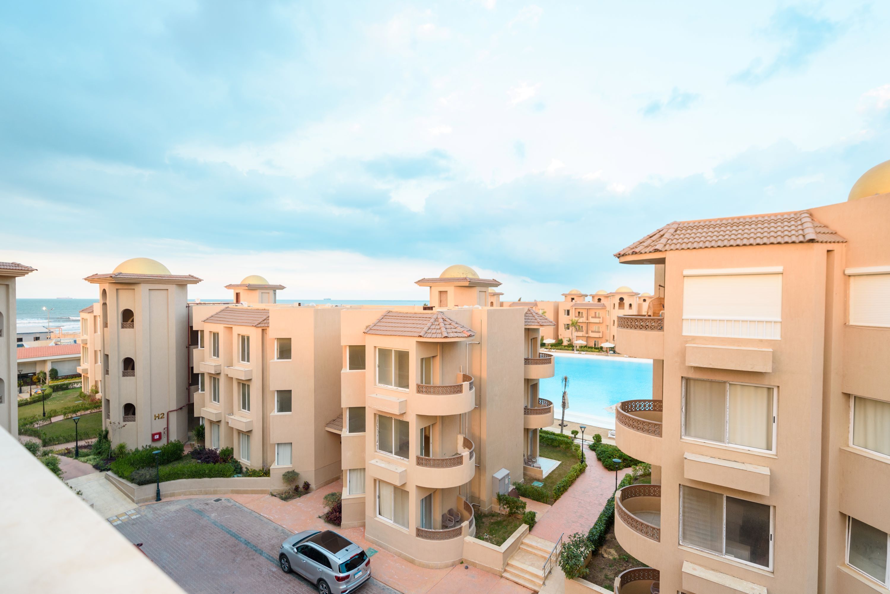 Vue depuis l’hébergement