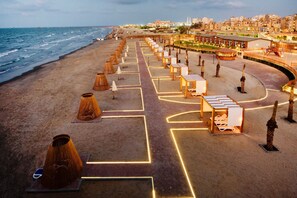 On the beach