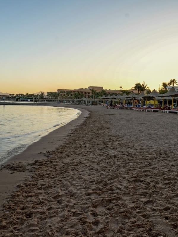 Private beach, sun loungers, beach umbrellas, beach volleyball