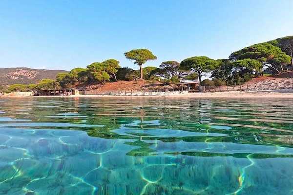 Plage de Palombaggia à 15 km, 20 mn en voiture