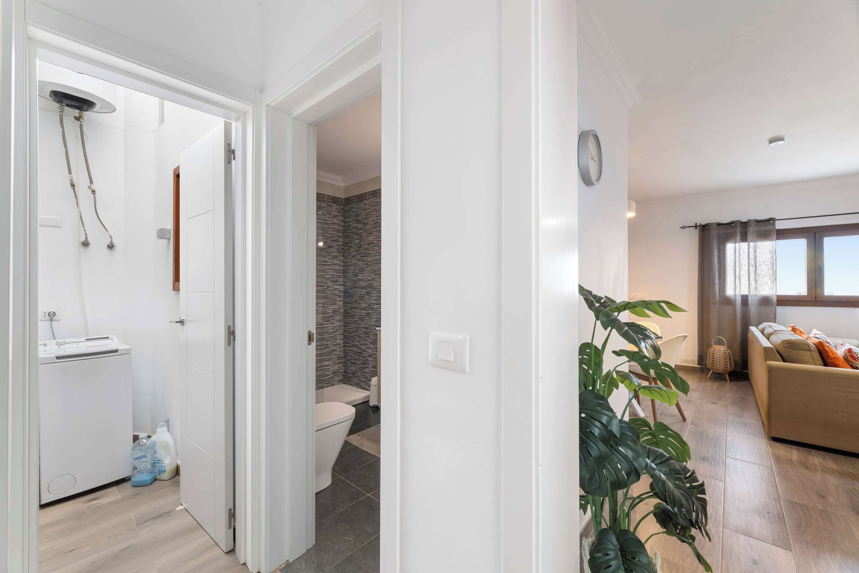 Ducha y secador de pelo