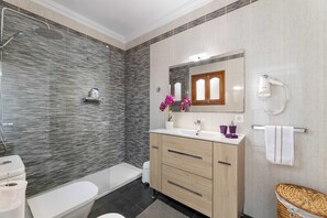 Shower, hair dryer