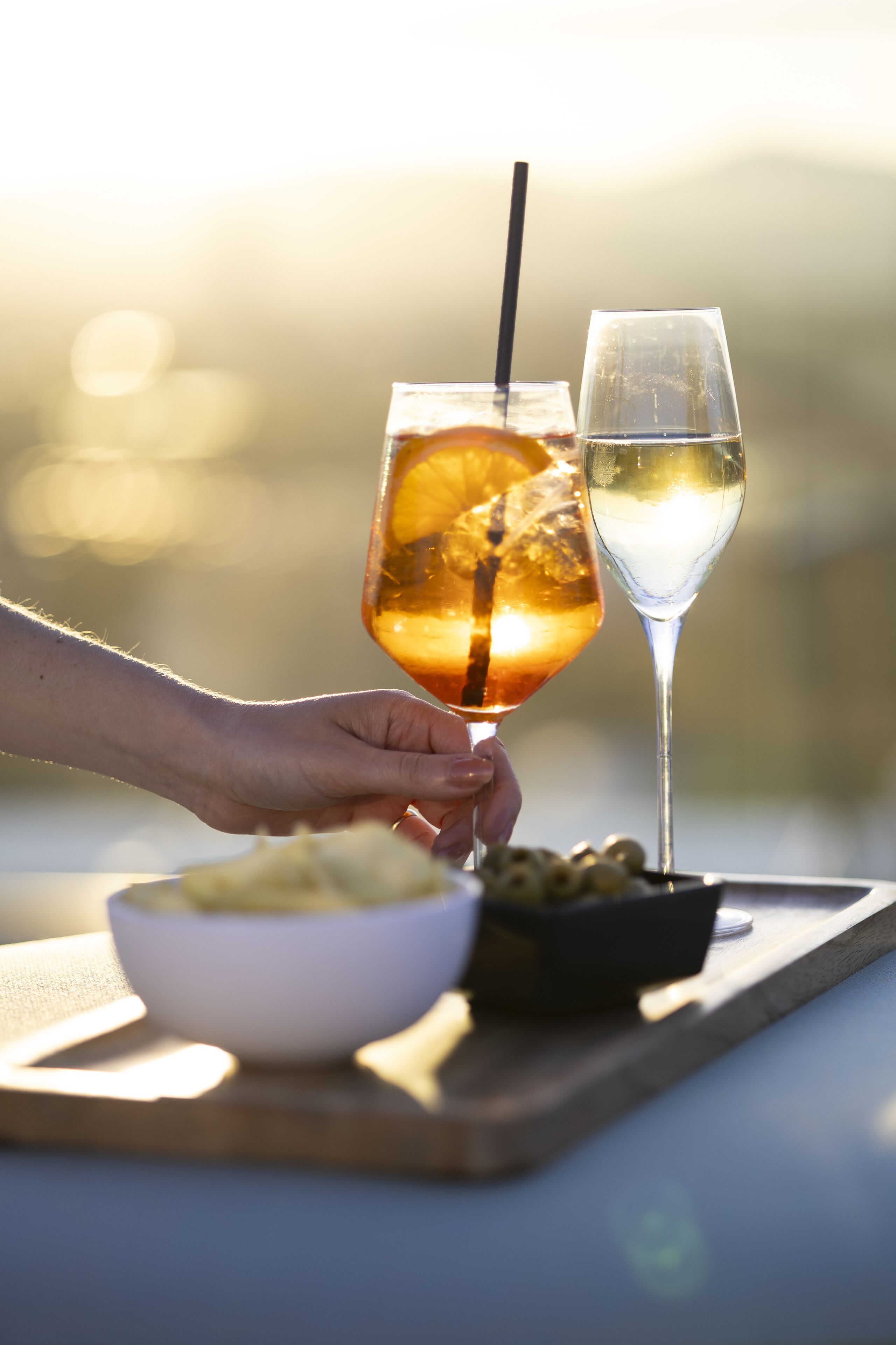 屋外ダイニングエリア