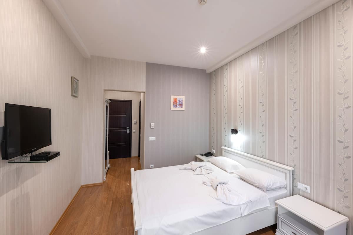 1 habitación, ropa de cama de alta calidad y colchones con pillow-top