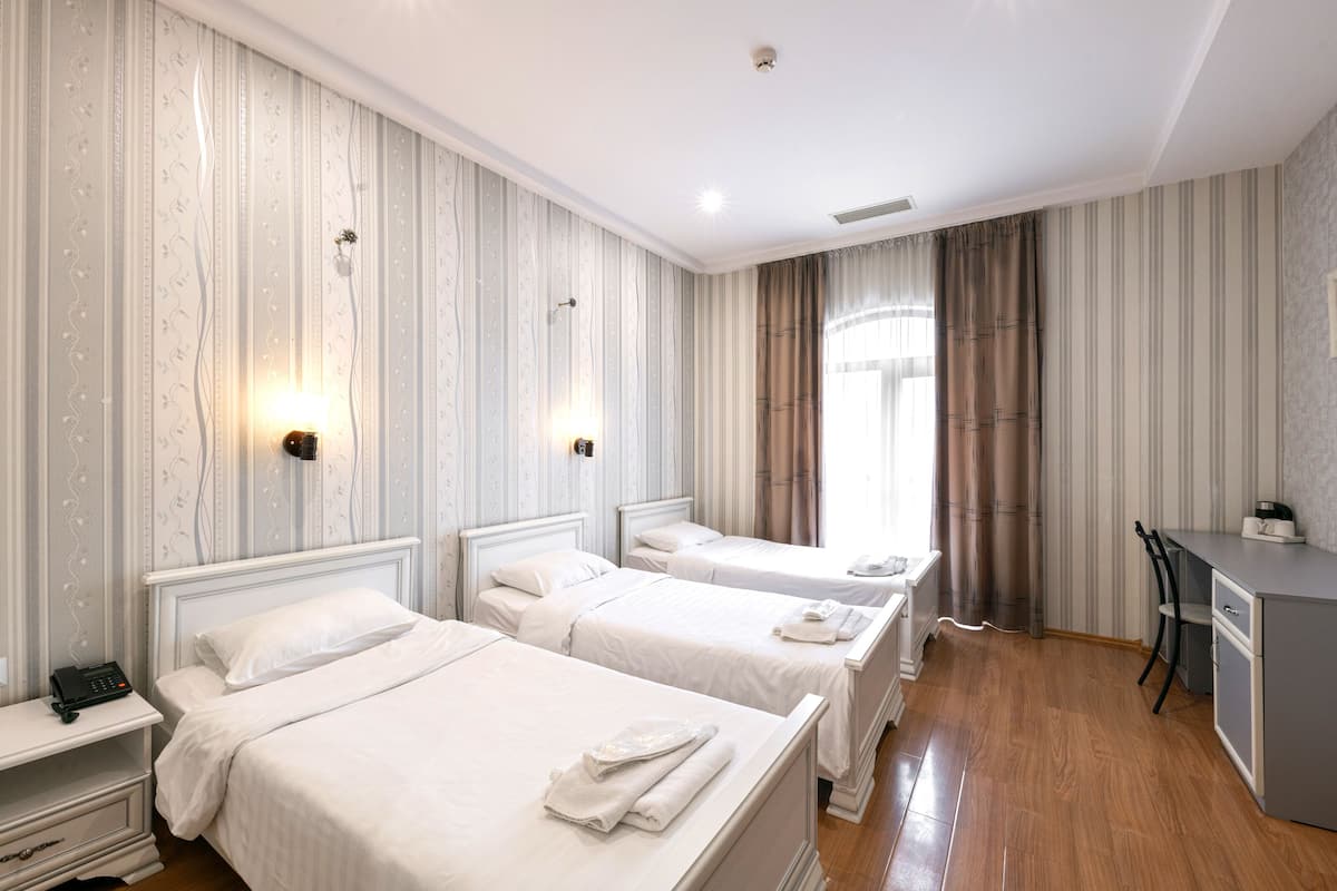 1 habitación, ropa de cama de alta calidad y colchones con pillow-top
