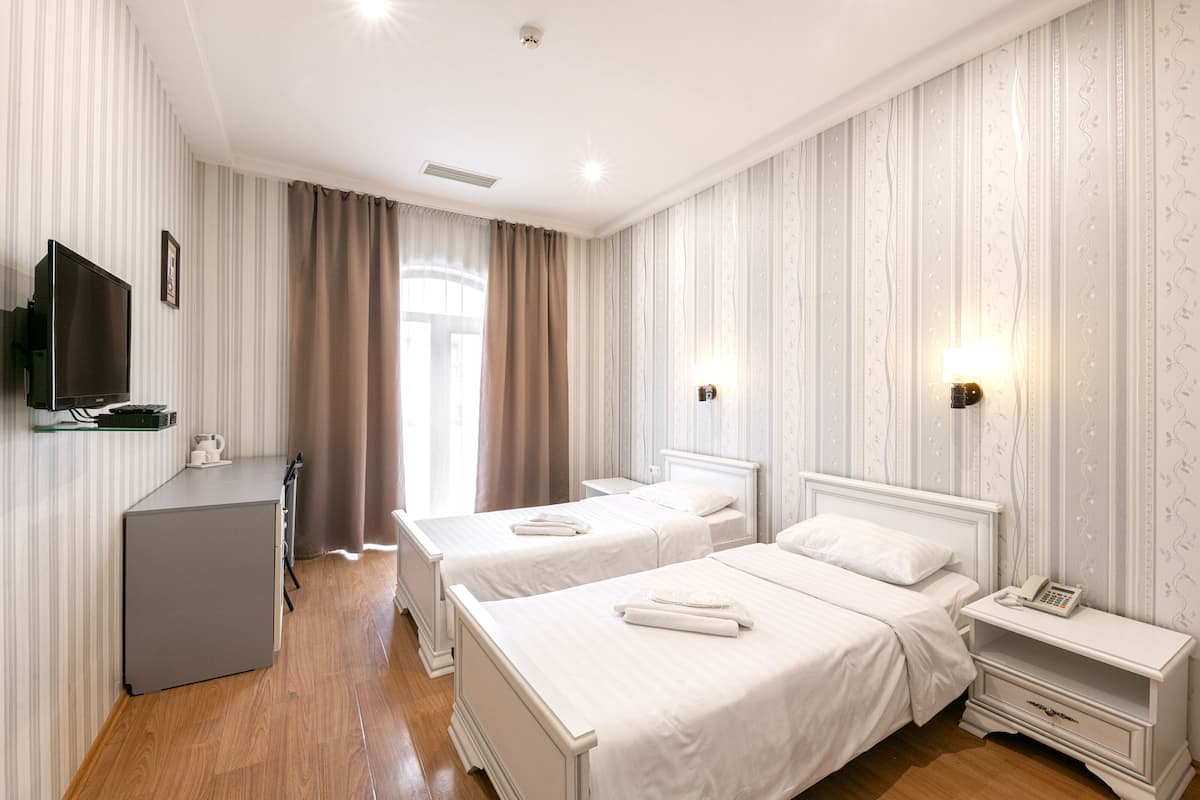 1 habitación, ropa de cama de alta calidad y colchones con pillow-top