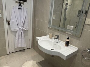 Hair dryer, towels, soap, toilet paper - Nile view cozy 2 bedrooms fully furnished apartment in Zamalek Cairo stays (Zamalek)
