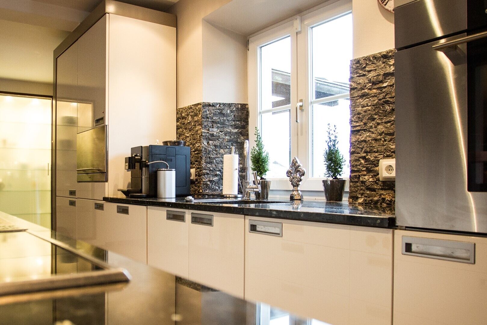 Kühlschrank, Ofen, Herdplatte, Geschirrspüler